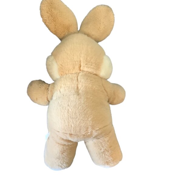 Vtg Cuddle Wit Beige Plush Easter Bunny Rabbit Stuffed Animal Toy 25" Tall - Picture 3 of 7
